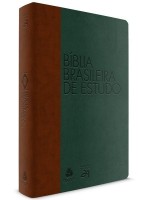 Bíblia Brasileira De Estudo - Verde com Marrom